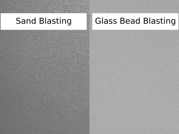 Sandblasting vs Glass Bead Blasting comparison